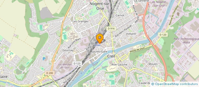 localisation de l'entreprise MONSIEUR JEAN PITON à CREIL