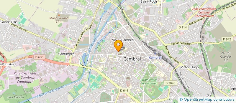 localisation de l'entreprise MONSIEUR JEAN PITON à CAMBRAI