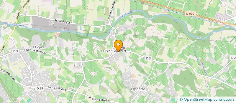 localisation de l'entreprise MONSIEUR JEAN PITOT  OPPEDE