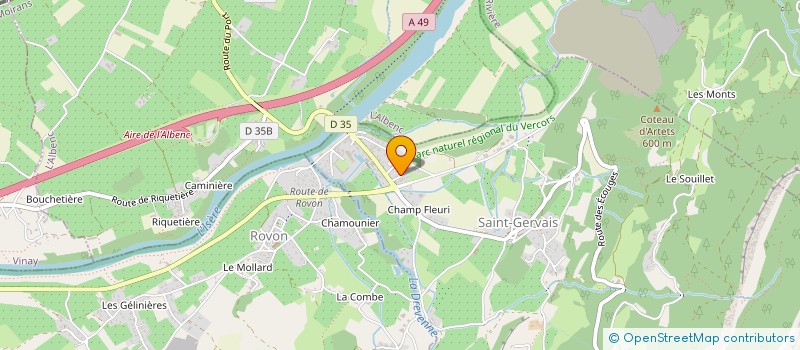 localisation de l'entreprise MONSIEUR JEAN PIVAT-BLAYON  VINAY