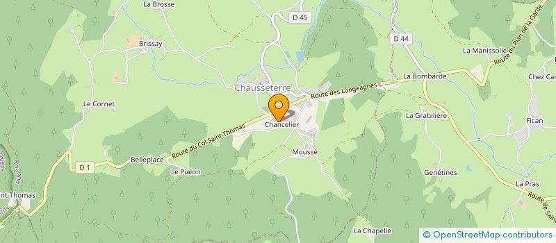 localisation de l'entreprise MONSIEUR JEAN PLACE à CHAUSSETERRE