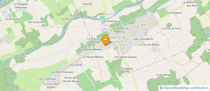 localisation de l'entreprise MONSIEUR JEAN PLACE  LIGNIERES-DE-TOURAINE