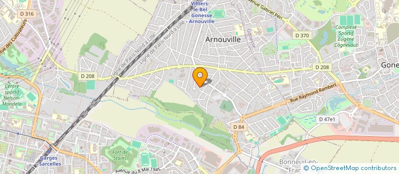 localisation de l'entreprise MONSIEUR JEAN PLACIDE  ARNOUVILLE