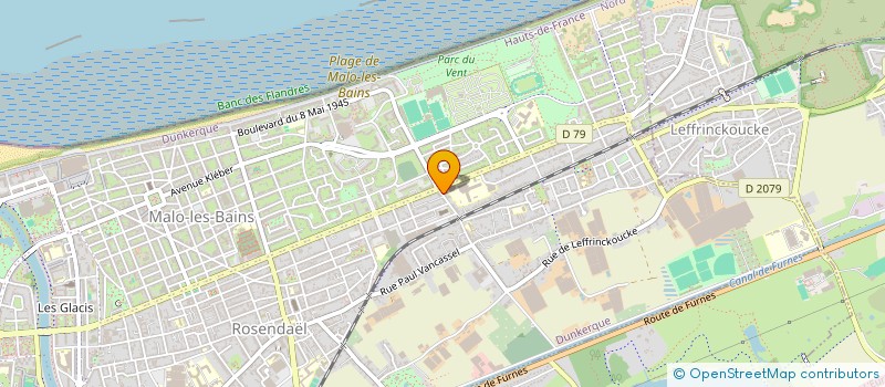 localisation de l'entreprise MONSIEUR JEAN PLANCKEEL à DUNKERQUE