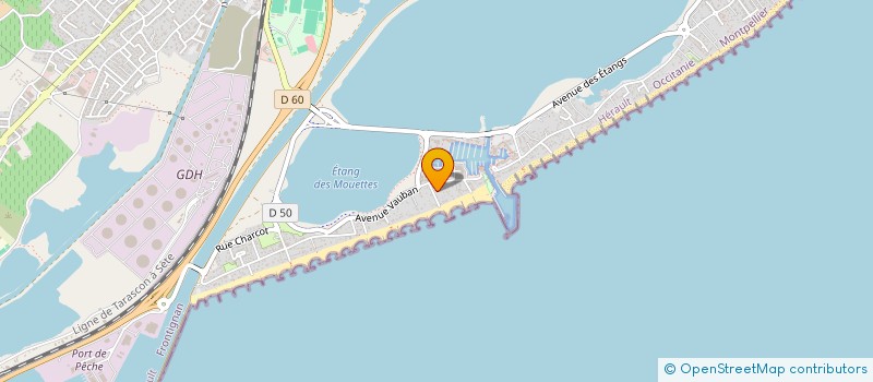 localisation de l'entreprise MONSIEUR JEAN PLANCQ à FRONTIGNAN