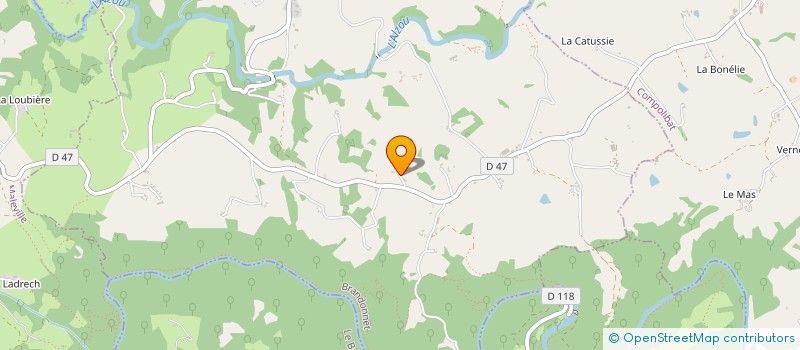 localisation de l'entreprise MONSIEUR JEAN PLANTADE  BRANDONNET