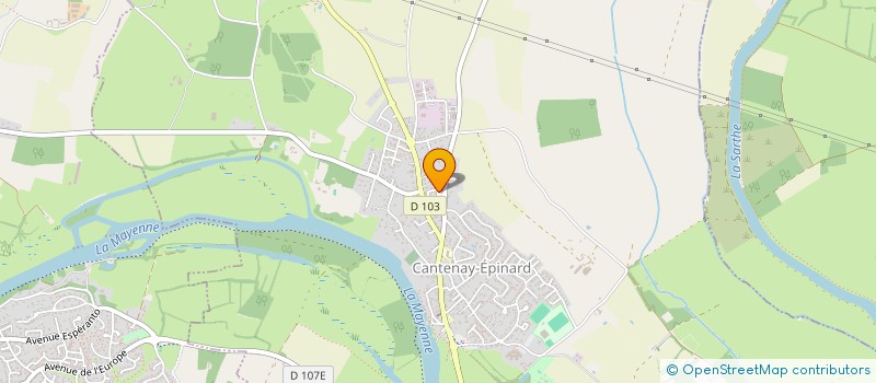 localisation de l'entreprise MONSIEUR JEAN PLASSAIS  CANTENAY-EPINARD