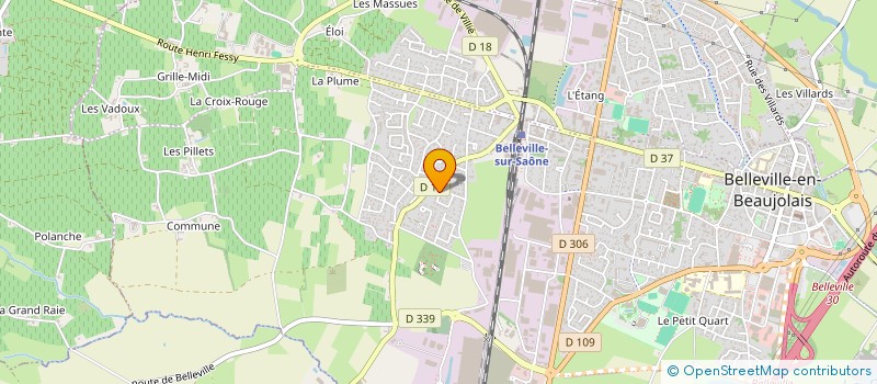 localisation de l'entreprise MONSIEUR JEAN PLASSE  BELLEVILLE-EN-BEAUJOLAIS