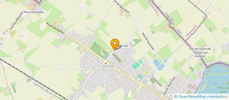 localisation de l'entreprise MONSIEUR JEAN PLOUVIER à NIEPPE