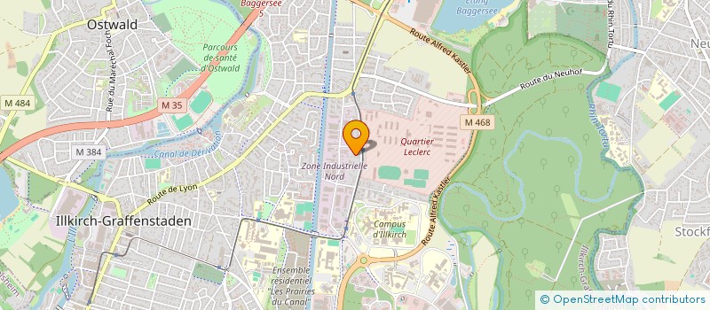 localisation de l'entreprise MONSIEUR JEAN PLUMAIL  ILLKIRCH-GRAFFENSTADEN