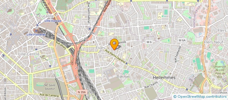 localisation de l'entreprise MONSIEUR JEAN PLUMART à LILLE