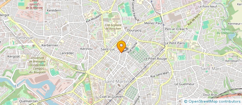 localisation de l'entreprise MONSIEUR JEAN POCHART  BREST