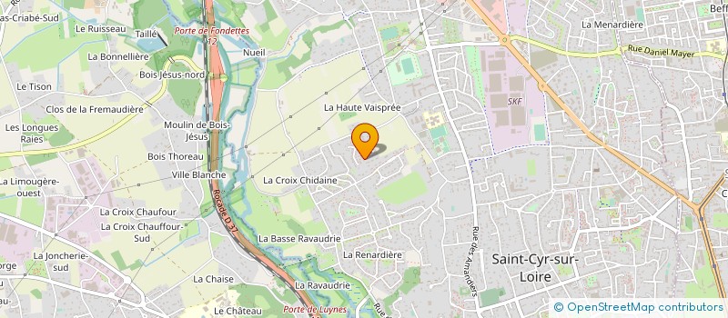 localisation de l'entreprise MONSIEUR JEAN POINTREAU  SAINT-CYR-SUR-LOIRE