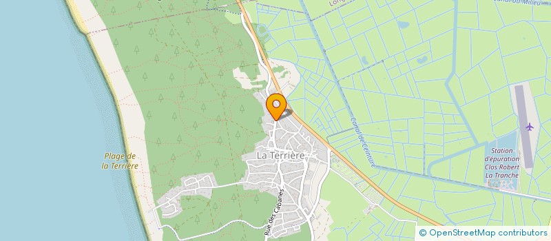 localisation de l'entreprise MONSIEUR JEAN POIRAUD  LA TRANCHE-SUR-MER