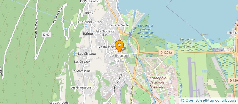 localisation de l'entreprise MONSIEUR JEAN POIRIER à LE BOURGET-DU-LAC