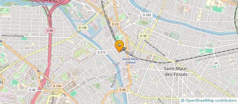 localisation de l'entreprise MONSIEUR JEAN POIRIER  SAINT-MAUR-DES-FOSSES