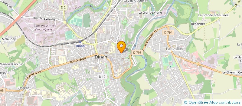 localisation de l'entreprise MONSIEUR JEAN POIRON à DINAN
