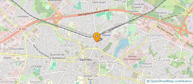 localisation de l'entreprise MONSIEUR JEAN POISNEUF à VANNES