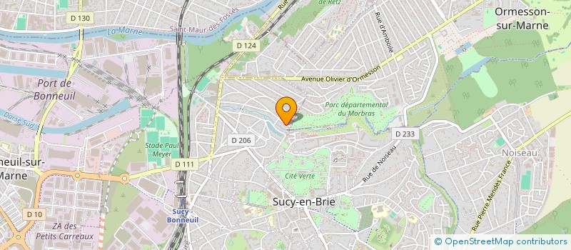 localisation de l'entreprise MONSIEUR JEAN POISSON  SUCY-EN-BRIE