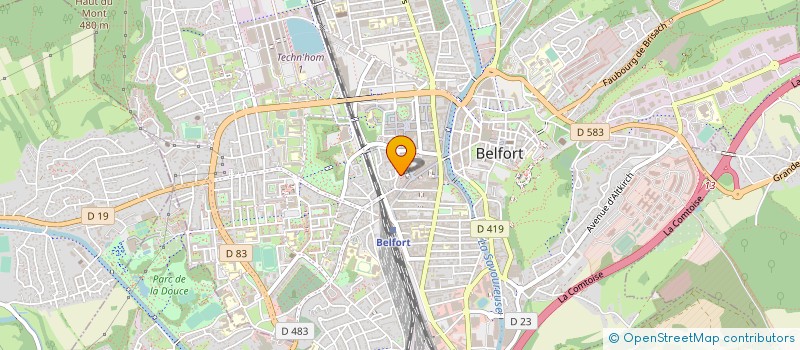 localisation de l'entreprise MONSIEUR JEAN POITOUX à BELFORT