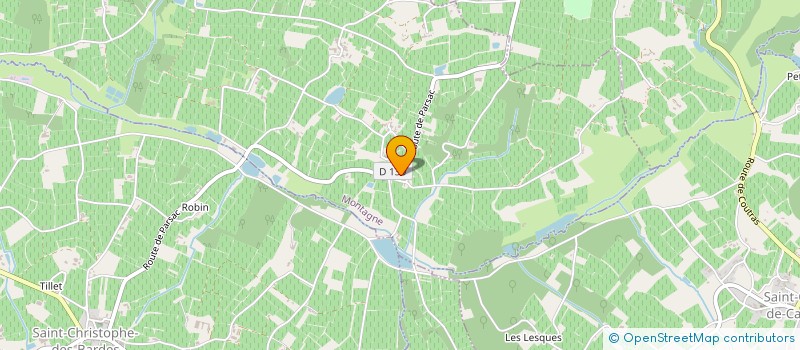 localisation de l'entreprise MONSIEUR JEAN POIVERT à MONTAGNE