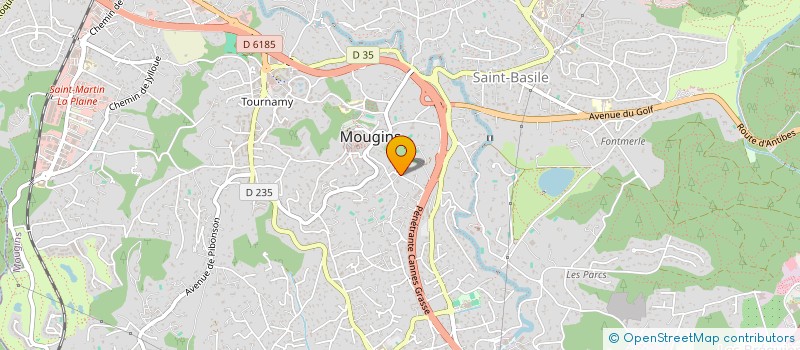 localisation de l'entreprise MONSIEUR JEAN-POL LAURIERE à MOUGINS