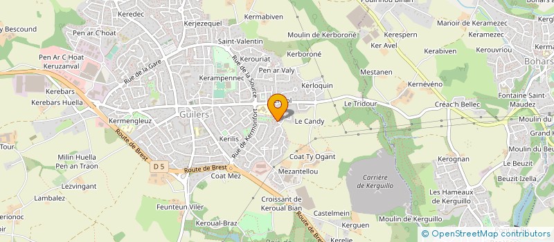 localisation de l'entreprise MONSIEUR JEAN POLARD  GUILERS