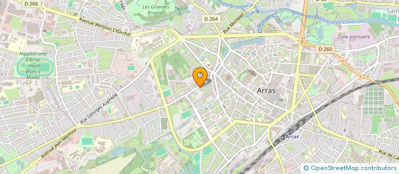 localisation de l'entreprise MONSIEUR JEAN POLLART à ARRAS