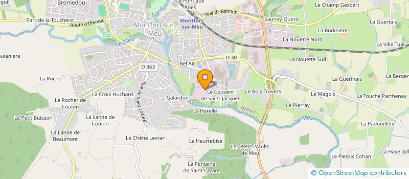 localisation de l'entreprise MONSIEUR JEAN POLLET  MONTFORT-SUR-MEU