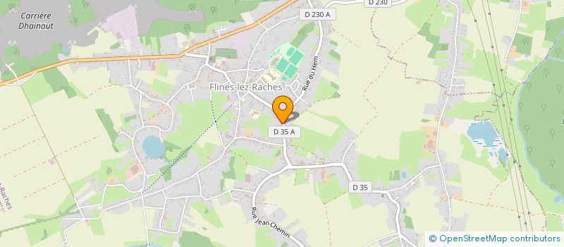 localisation de l'entreprise MONSIEUR JEAN POLLET  FLINES-LEZ-RACHES