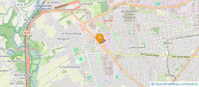 localisation de l'entreprise MONSIEUR JEAN POLVECHE  SAINT-CYR-SUR-LOIRE