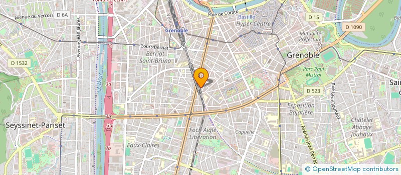 localisation de l'entreprise MONSIEUR JEAN POMA à GRENOBLE