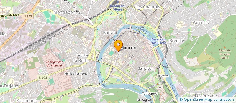 localisation de l'entreprise MONSIEUR JEAN POMEZ à BESANCON