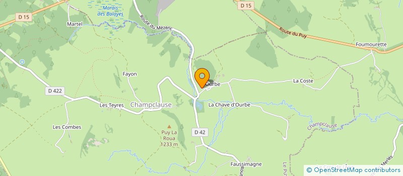 localisation de l'entreprise MONSIEUR JEAN POMMIER  CHAMPCLAUSE