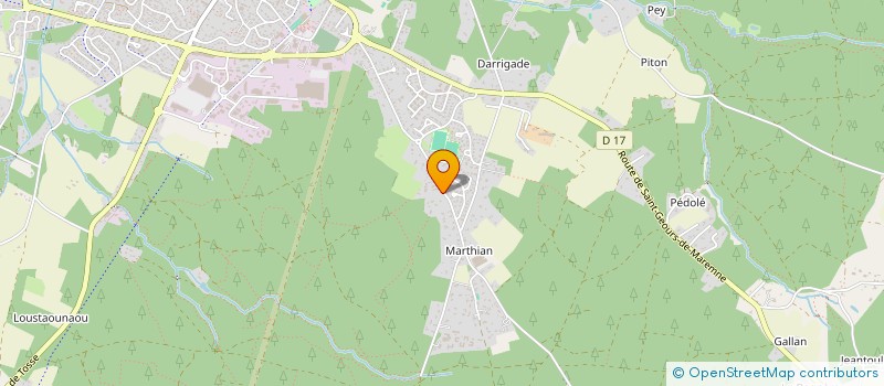 localisation de l'entreprise MONSIEUR JEAN POMMIEZ  SOUSTONS