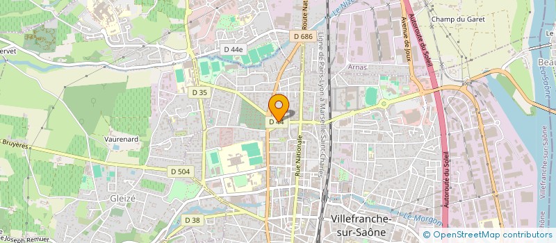 localisation de l'entreprise MONSIEUR JEAN PONCEBLANC  VILLEFRANCHE-SUR-SAONE