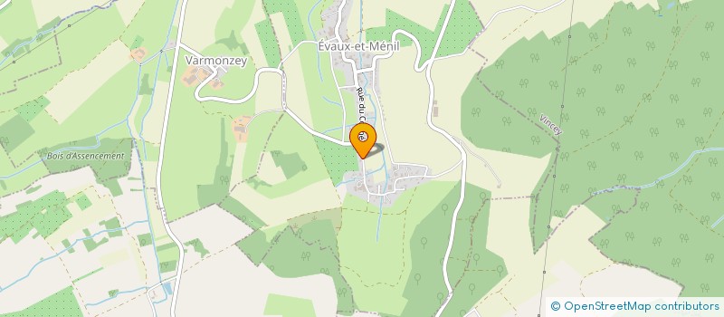 localisation de l'entreprise MONSIEUR JEAN PONCET  EVAUX-ET-MENIL