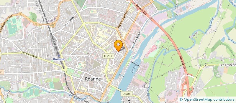 localisation de l'entreprise MONSIEUR JEAN PONCET  ROANNE