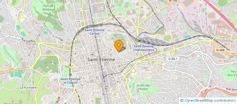localisation de l'entreprise MONSIEUR JEAN PONCET à SAINT-ETIENNE