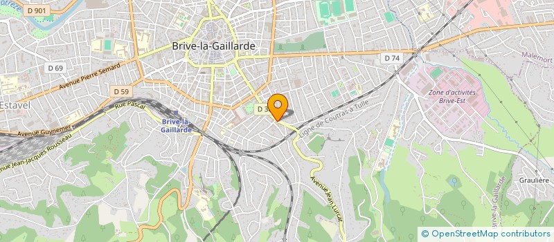 localisation de l'entreprise MONSIEUR JEAN PONCHARAL à BRIVE-LA-GAILLARDE