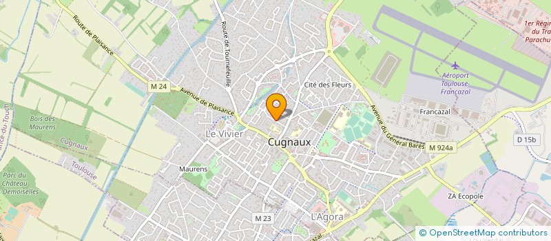 localisation de l'entreprise MONSIEUR JEAN PONS à CUGNAUX