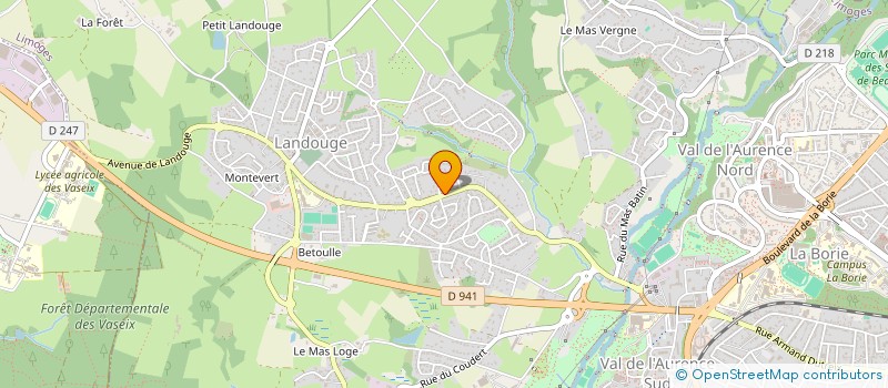 localisation de l'entreprise MONSIEUR JEAN PONS à LIMOGES