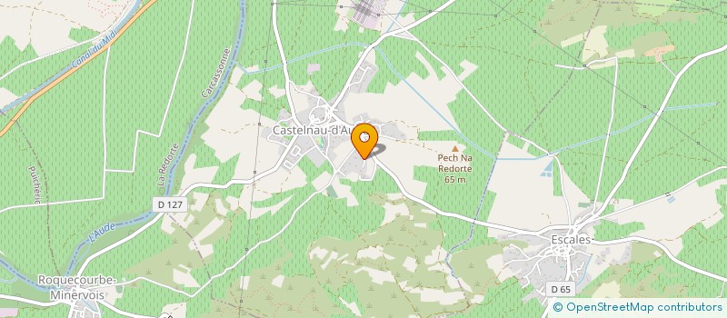 localisation de l'entreprise MONSIEUR JEAN PONS  CASTELNAU-D'AUDE
