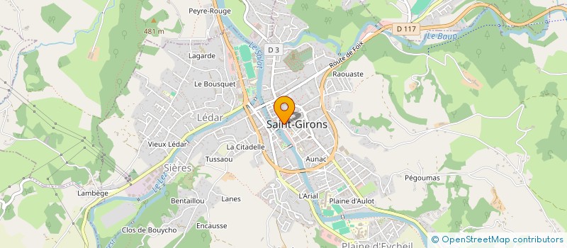 localisation de l'entreprise MONSIEUR JEAN PONS à SAINT-GIRONS