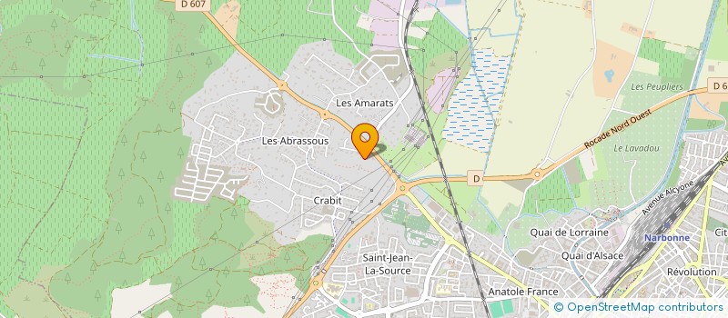 localisation de l'entreprise MONSIEUR JEAN PONS  NARBONNE