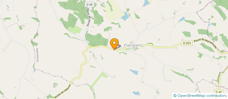 localisation de l'entreprise MONSIEUR JEAN PONS  FLAMARENS