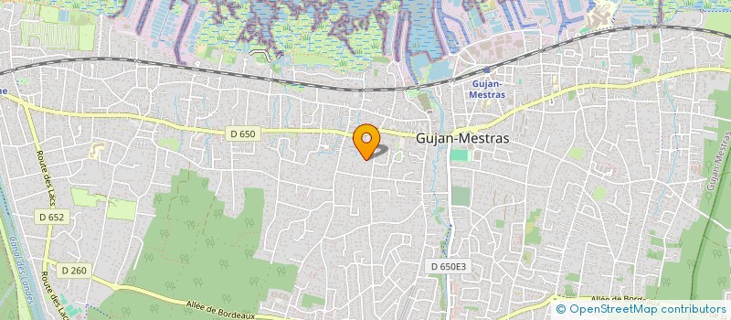 localisation de l'entreprise MONSIEUR JEAN PONTET à GUJAN-MESTRAS