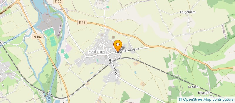 localisation de l'entreprise MONSIEUR JEAN PONTIER à FONTANNES