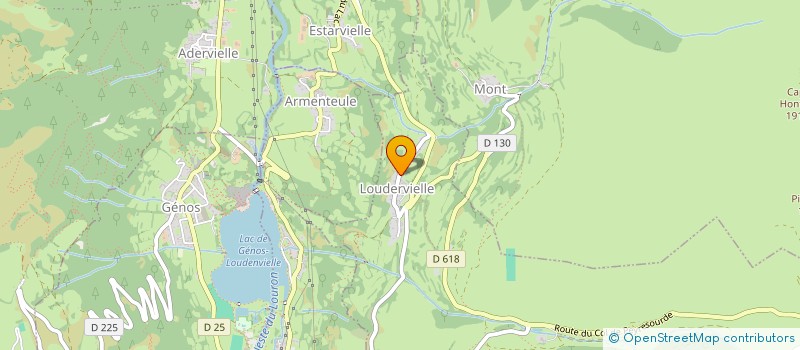 localisation de l'entreprise MONSIEUR JEAN PONTONI  ARREAU