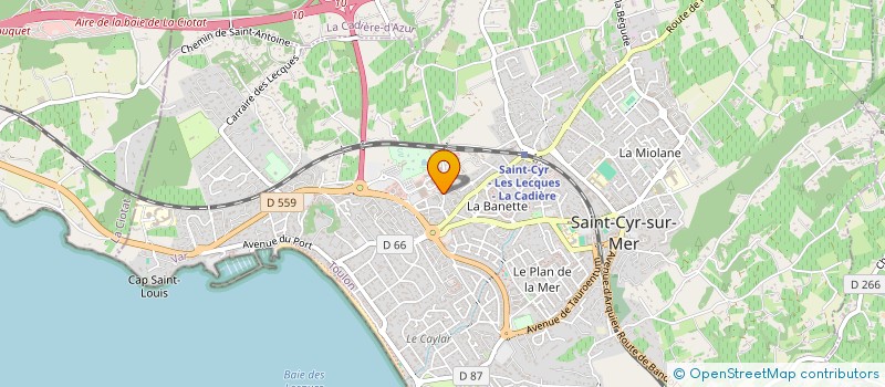 localisation de l'entreprise MONSIEUR JEAN PONZIO à SAINT-CYR-SUR-MER